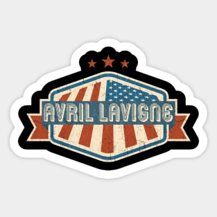 vintage - Avril Lavigne Sticker